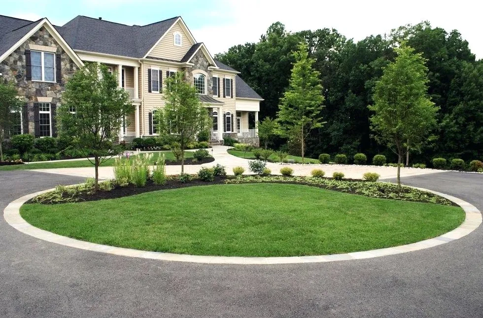 Circular Driveway Landscaping Google Search Driveway Landscaping