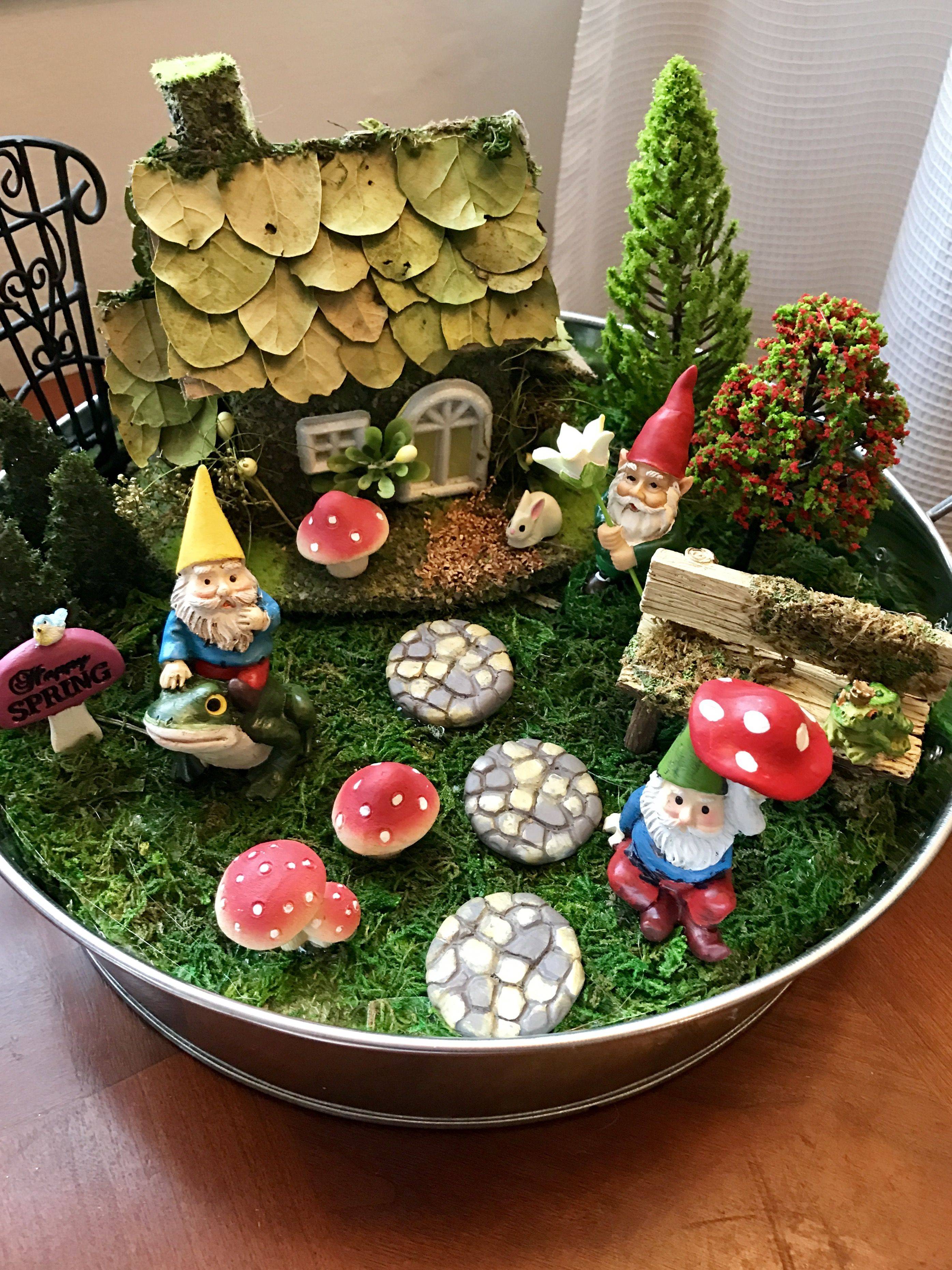 Gnome Land Decor Garden Sculpture