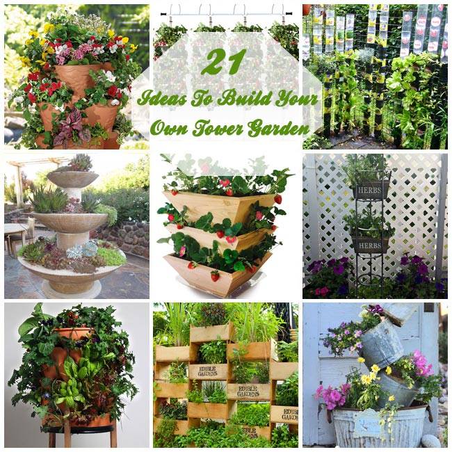 Diy Tower Garden Ideas