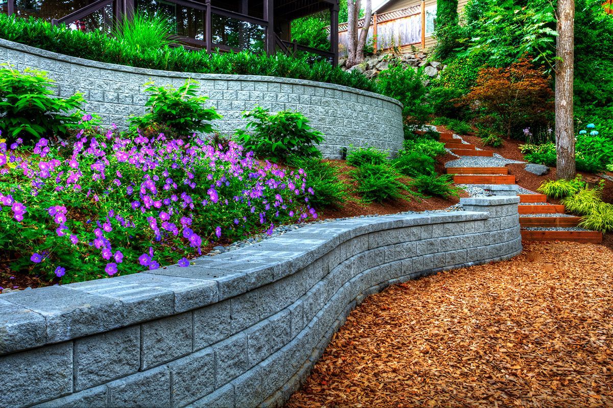 Another Retaining Wall Style Idea