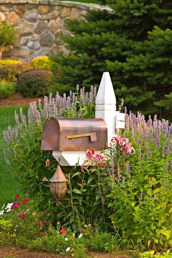 Mailbox Cool Round Garden Bed Ideas