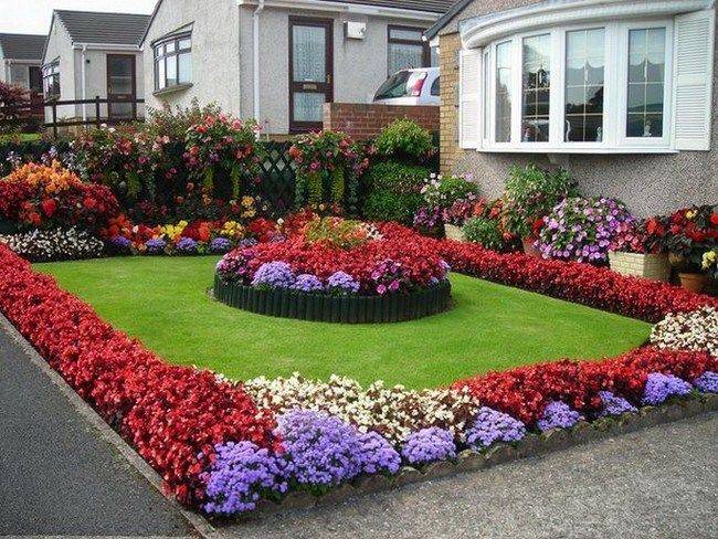 Circular Flower Garden