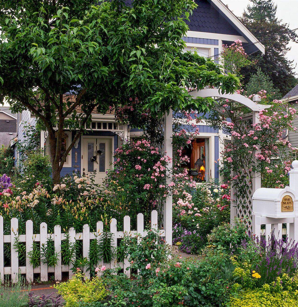 Perfect Cottage Garden Arbor