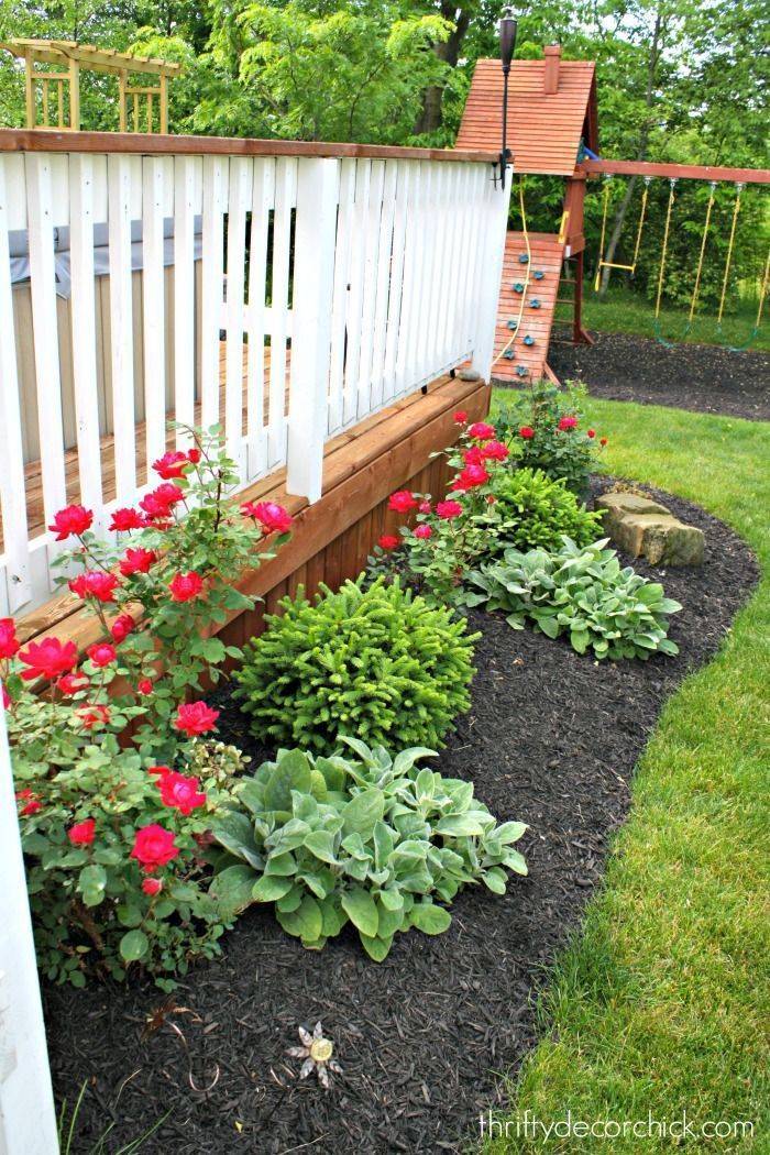 Raised Flower Bed Outdoor Garden Decor