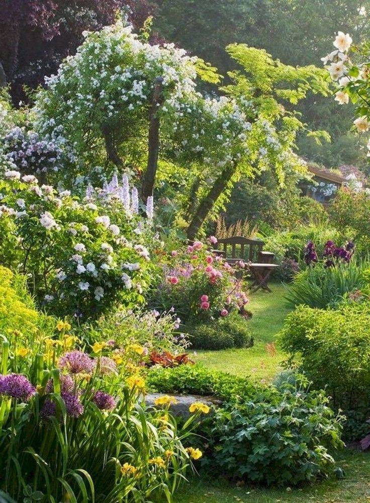 Beautiful Small Cottage Garden Design Ideas