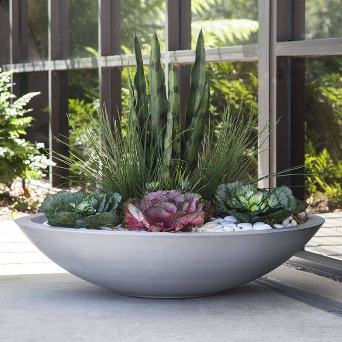 Modern Wood Leg Planter Round West Elm Uk