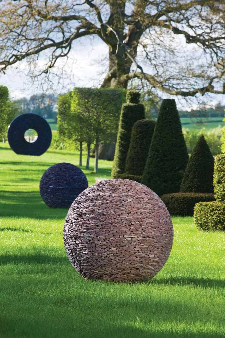 Visage Garden Sculpture Modern Stone Statue