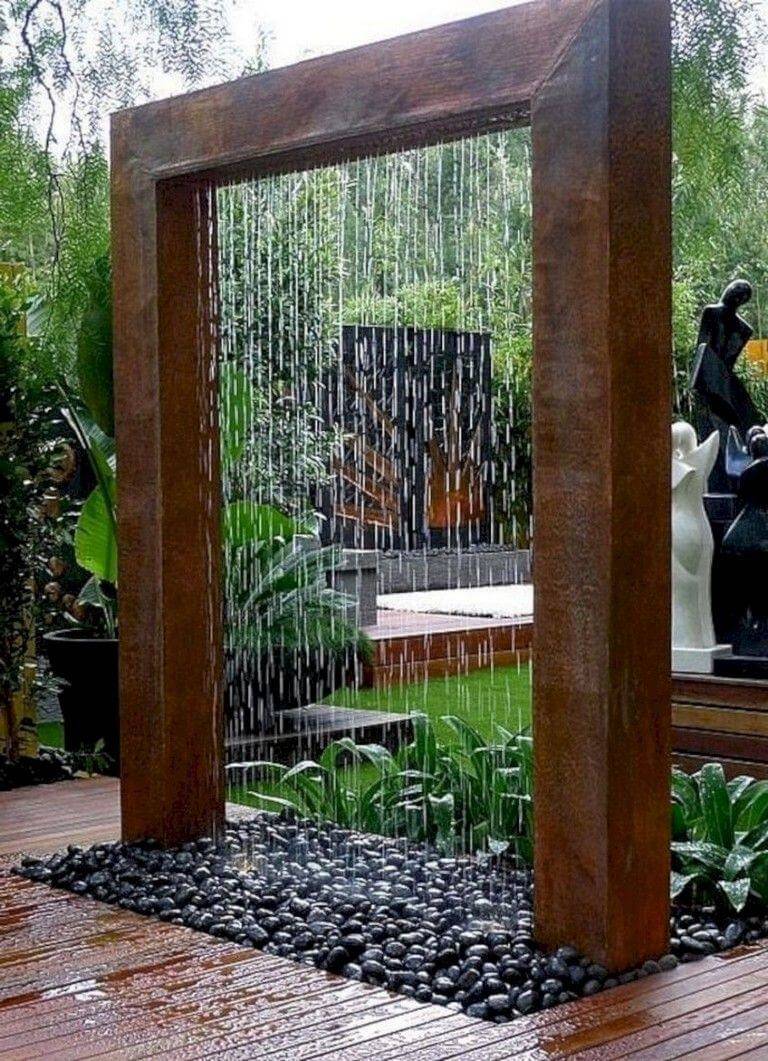 Aesthetically Pleasing Diy Modern Outdoor Fountain Ideas