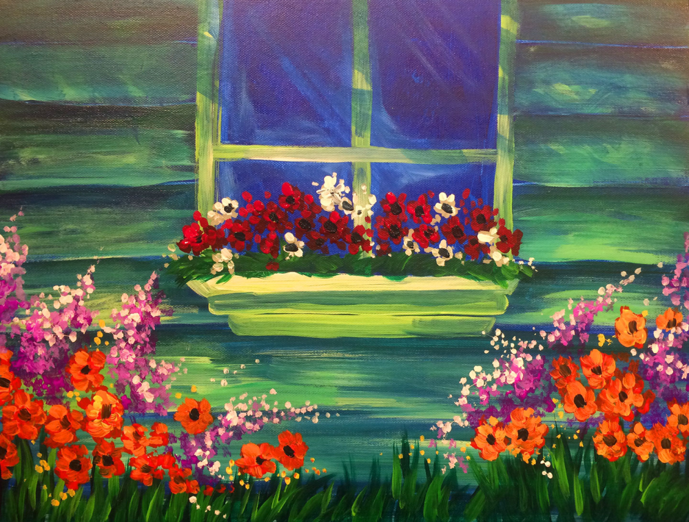 Spring Robin Handpainted Garden Rock