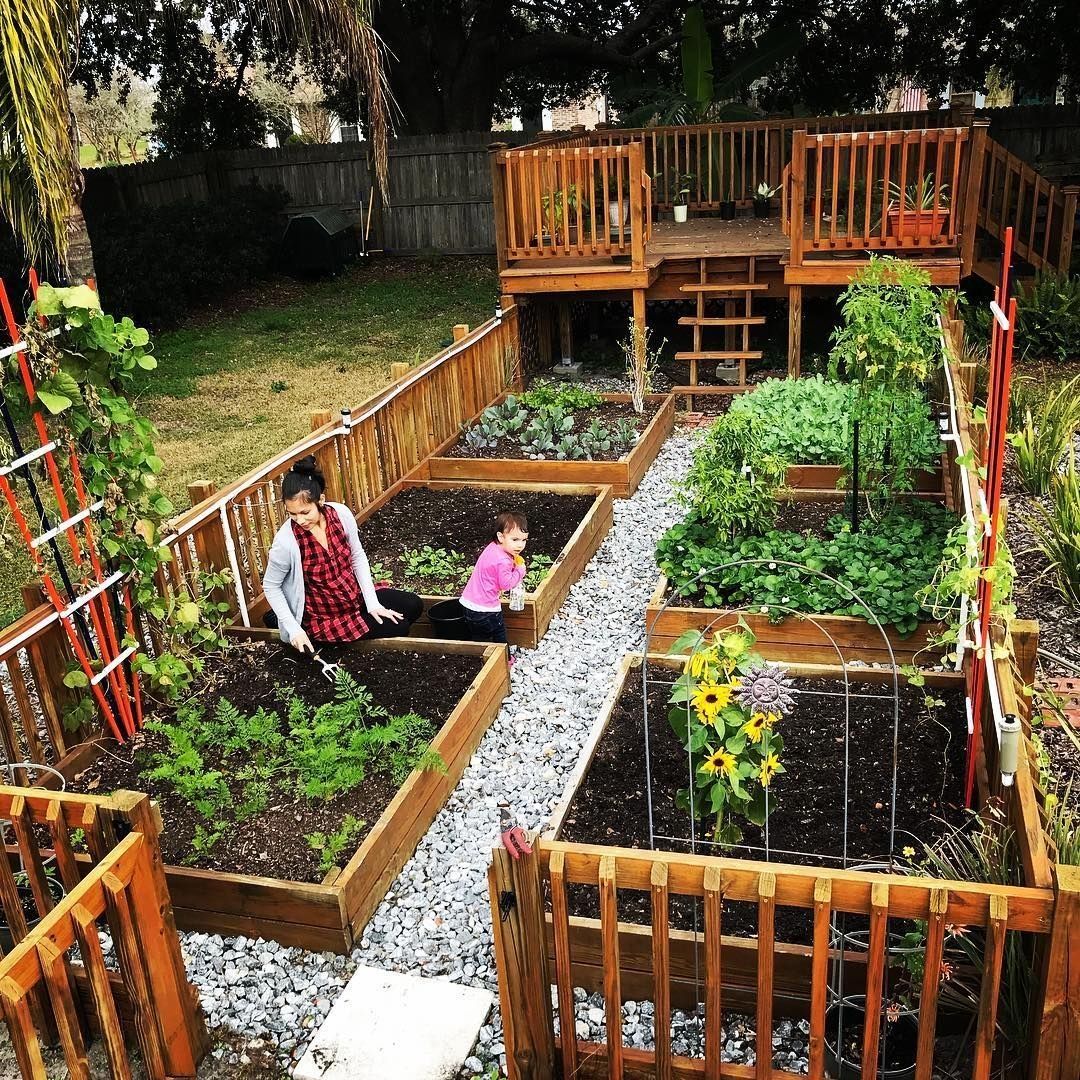 A Spring Vegetable Garden
