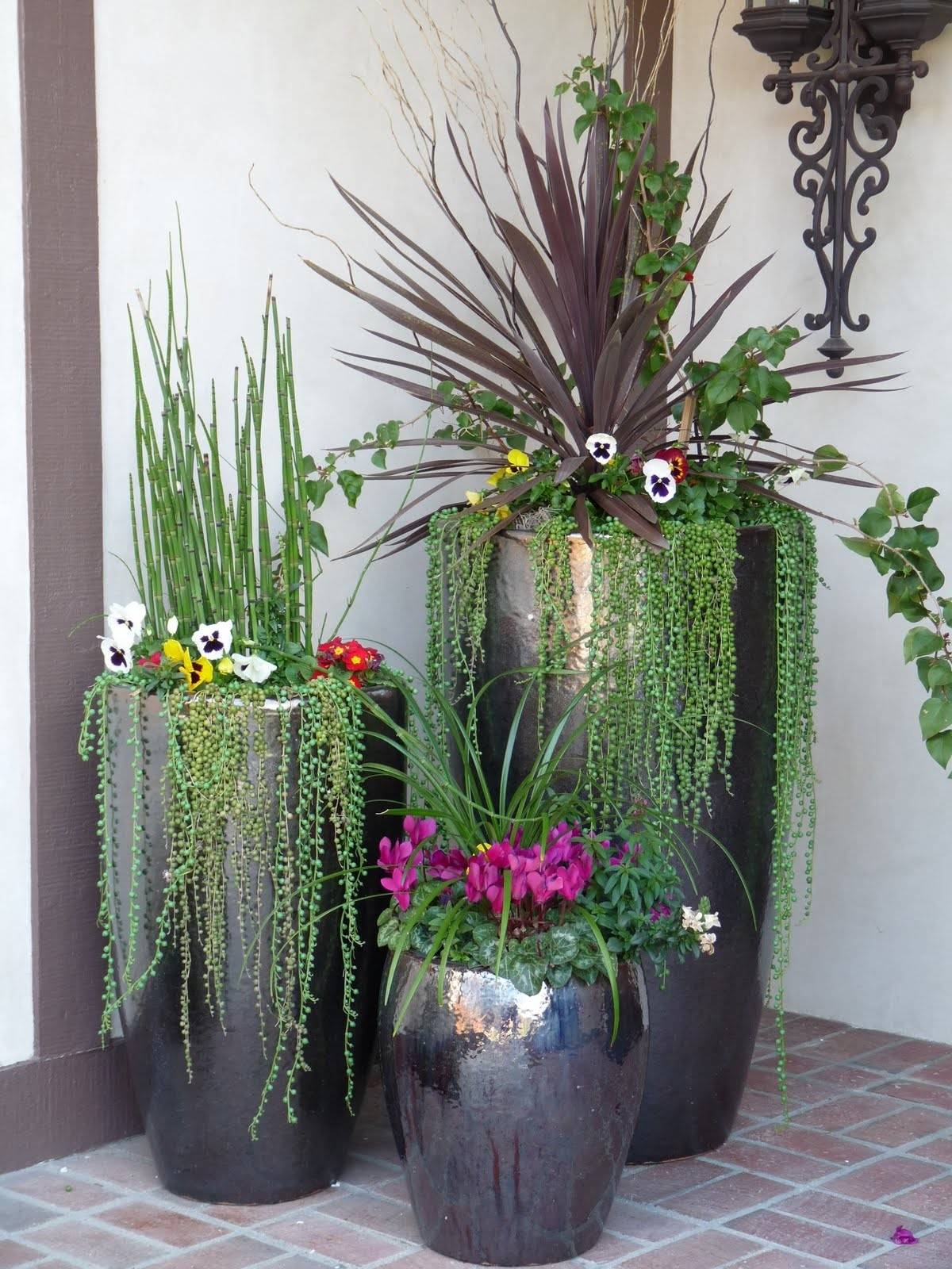 Enchanting Colorful Shade Garden Pots Ideas