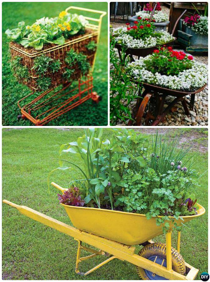 Upcycled Container Gardening Planters