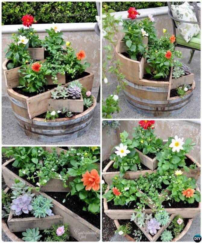 Recycled Tires Garden Planter Diy Crafts Handimania