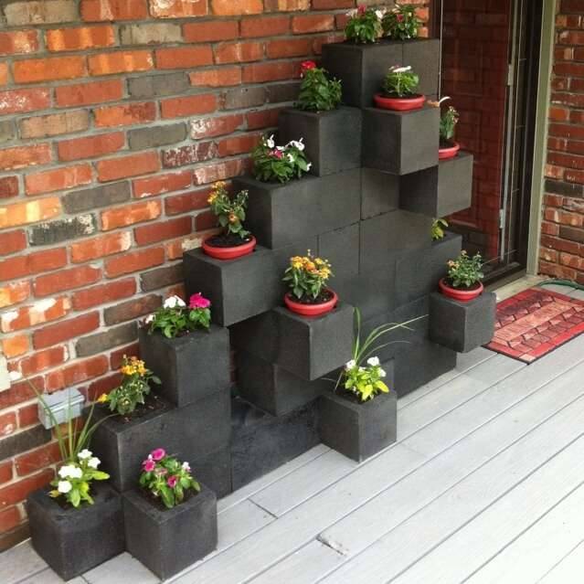 Cinder Blocks Cinder Block Garden