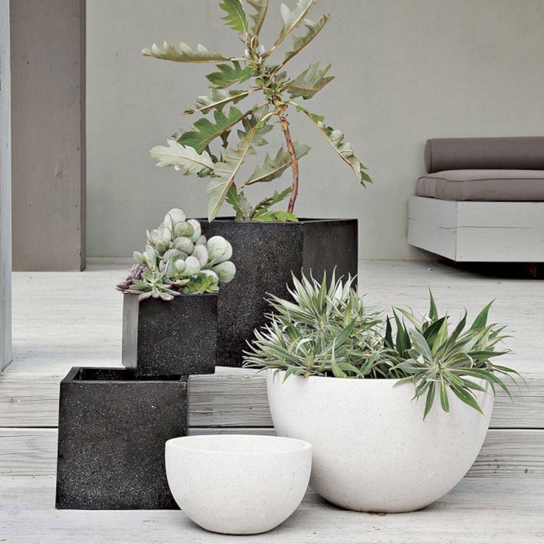 Contemporary Outdoor Planters Ideas