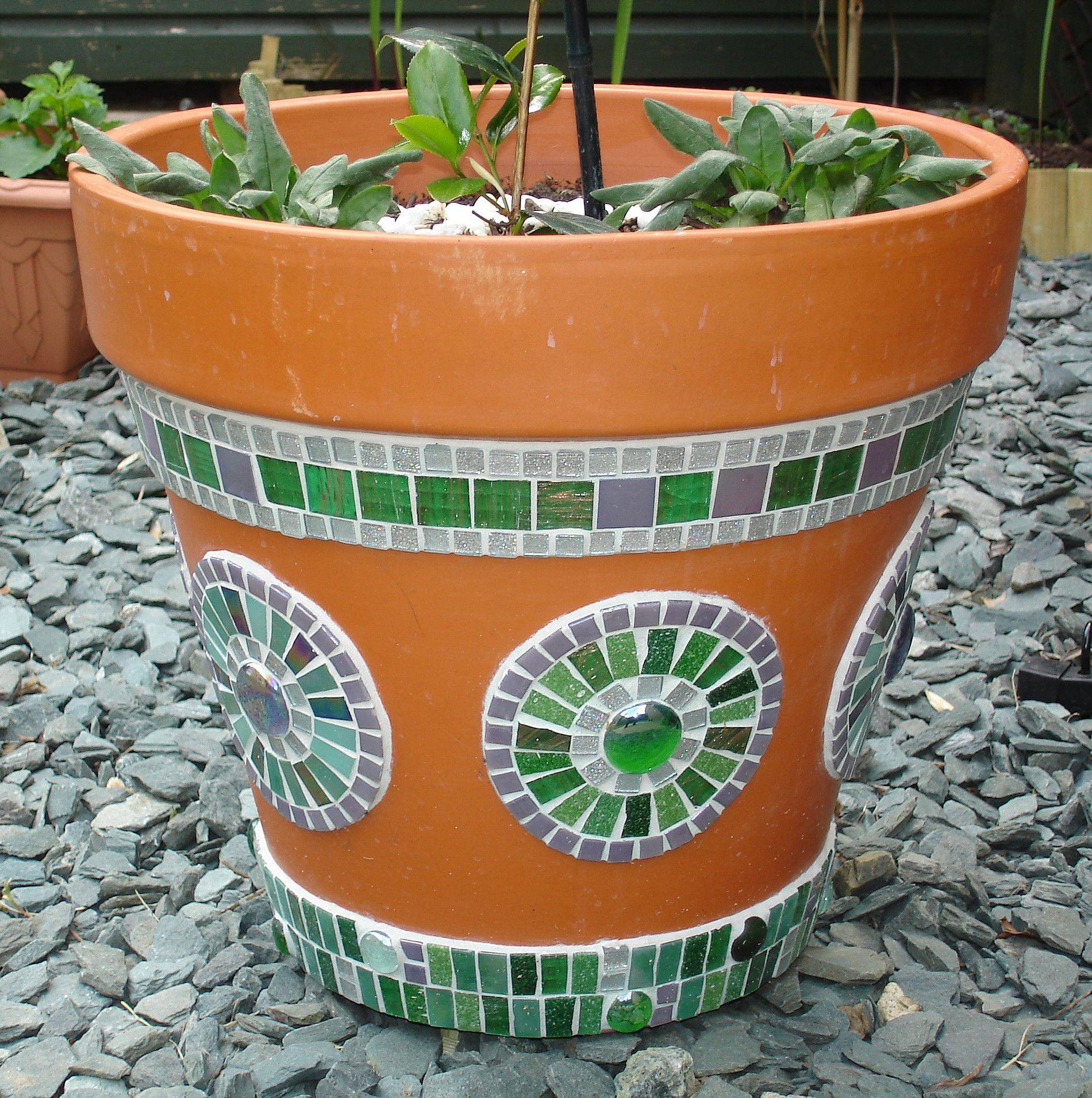 Mosaic Flower Pots