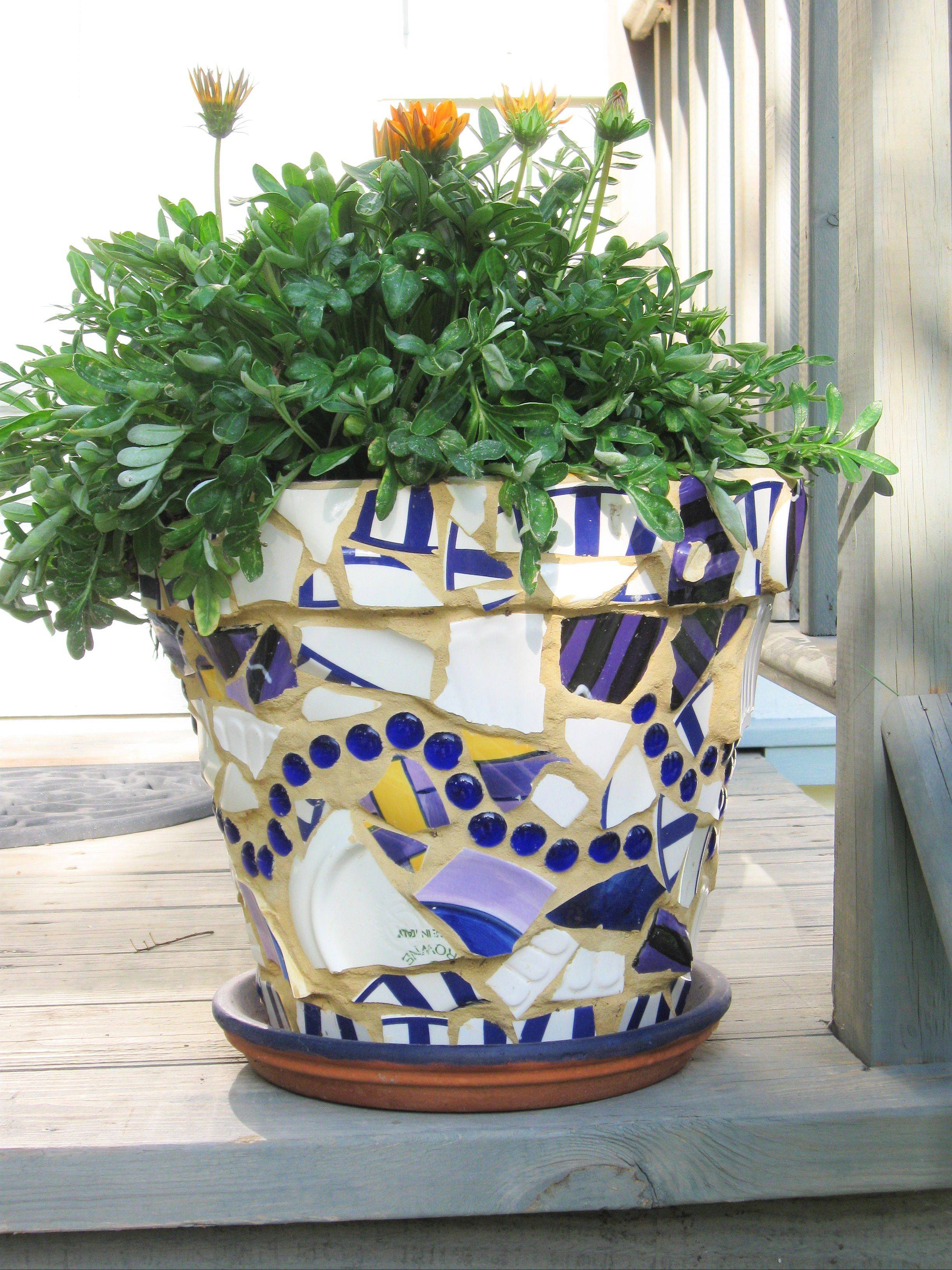 Munis Mosaics Mosaic Planters