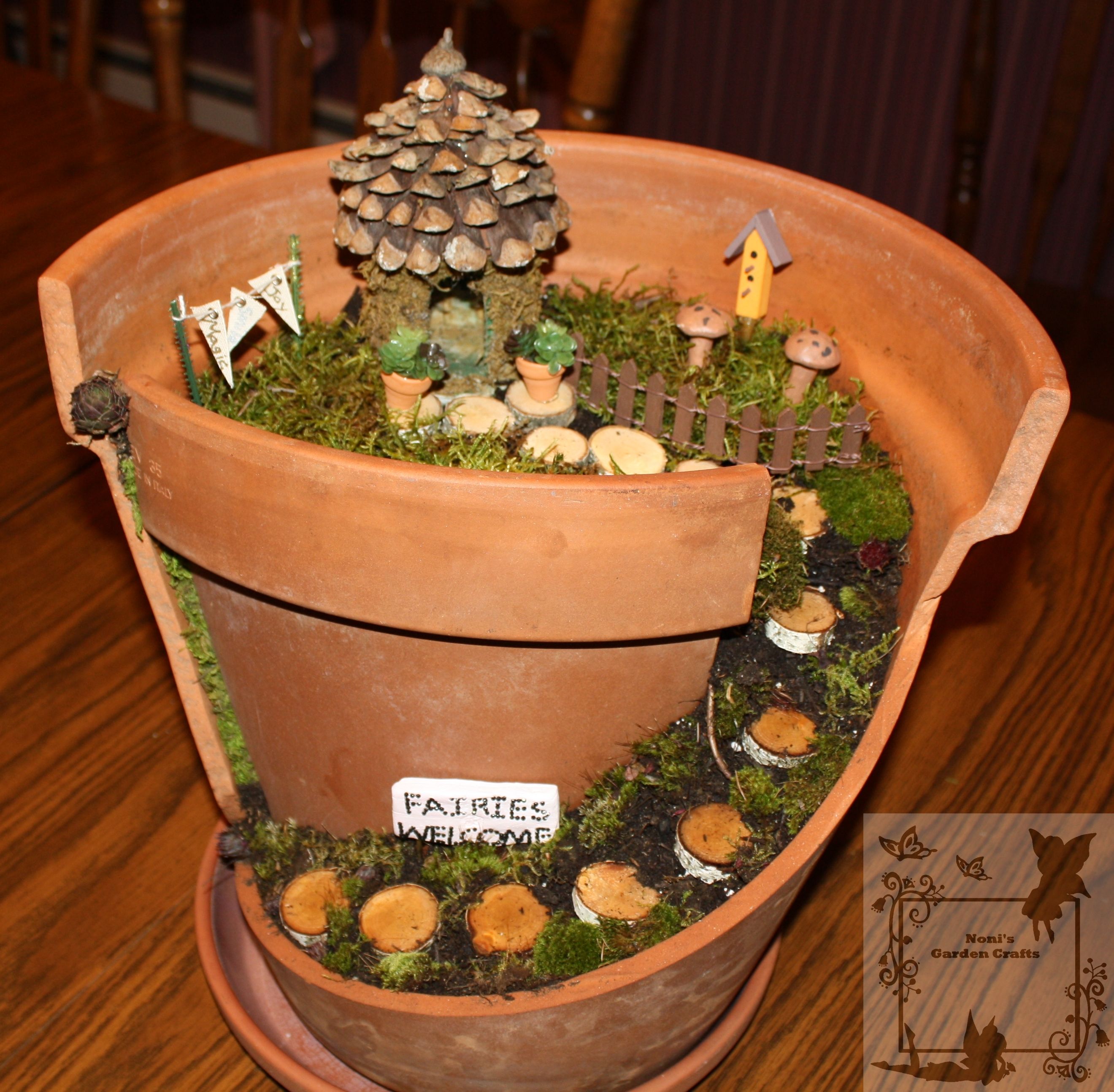 Diy Broken Pot Fairy Garden Ideas