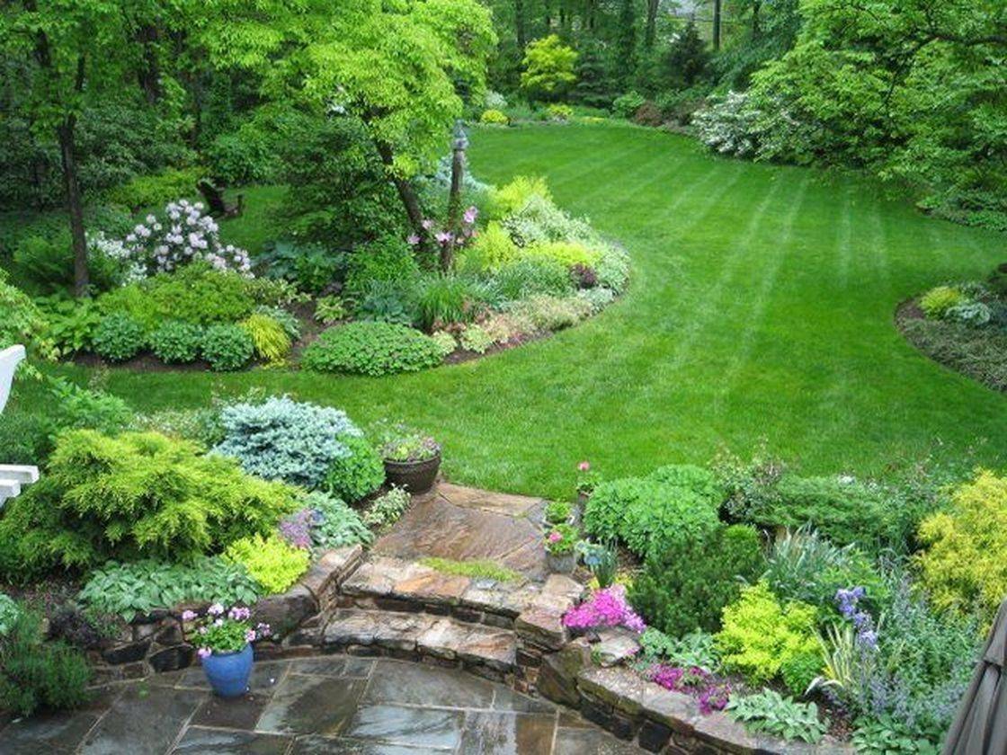 Elegant Large Front Yard Landscaping Inspirations