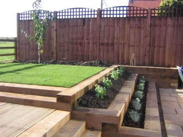 Wooden Garden Sleepers