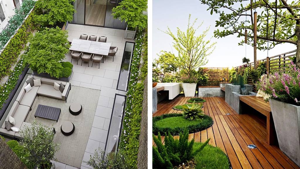 Terraced Flower Garden Simple Rooftop