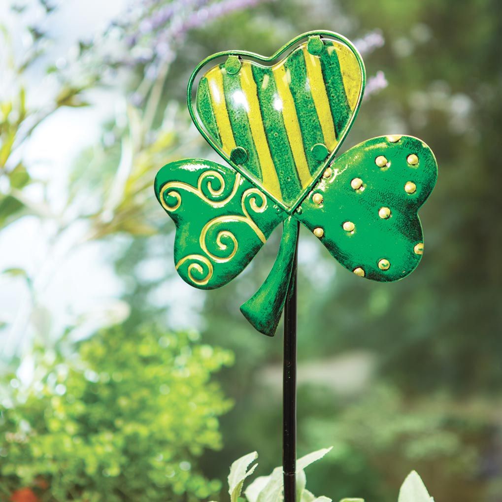Metal Flower Garden Stakes