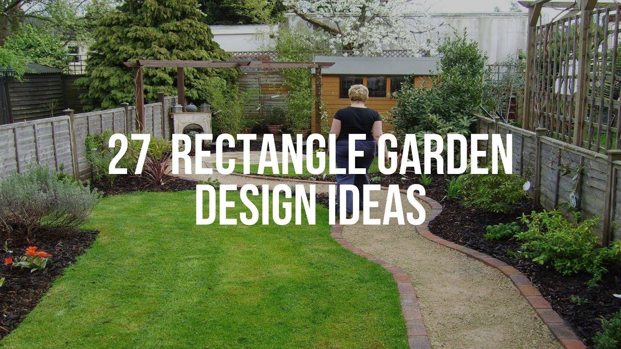 Large Rectangular Garden Design Ideas Youtube