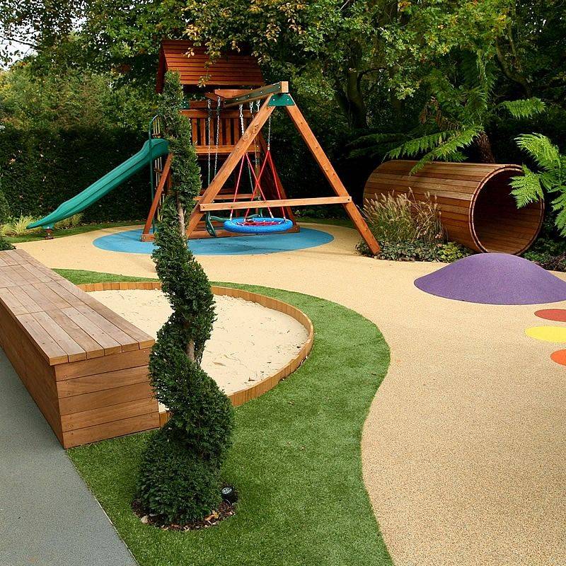 New Child Friendly Garden Paving