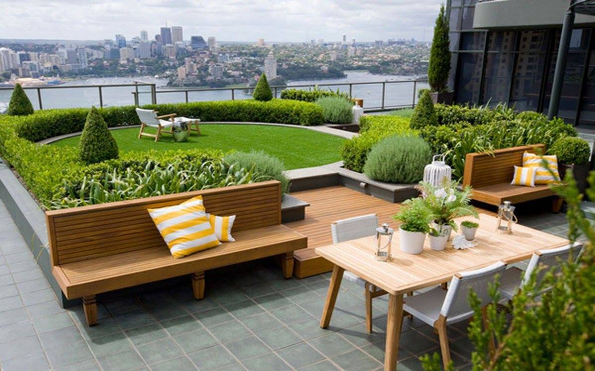 Roof Garden Construction Step