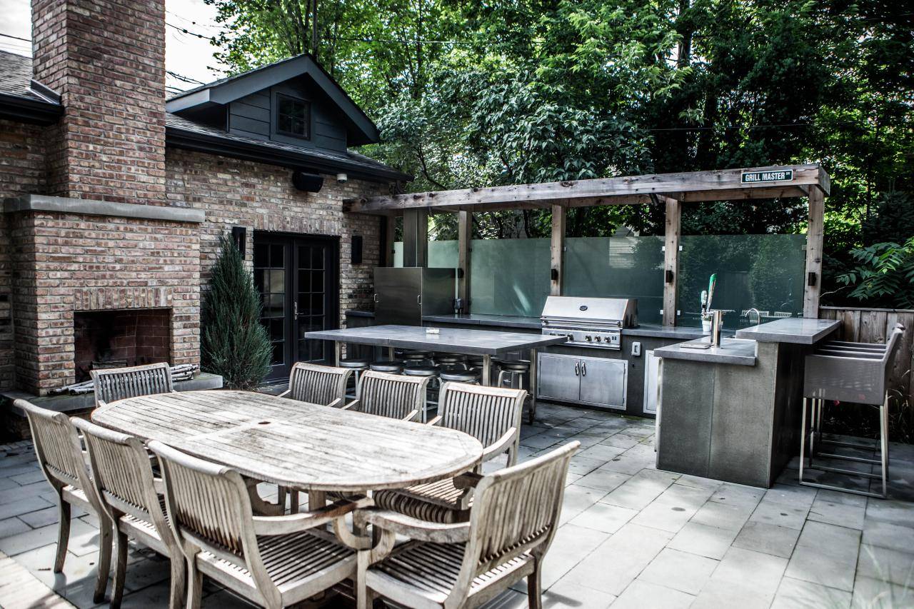 Fanci Outdoor Barbeque Area Barbecue Design