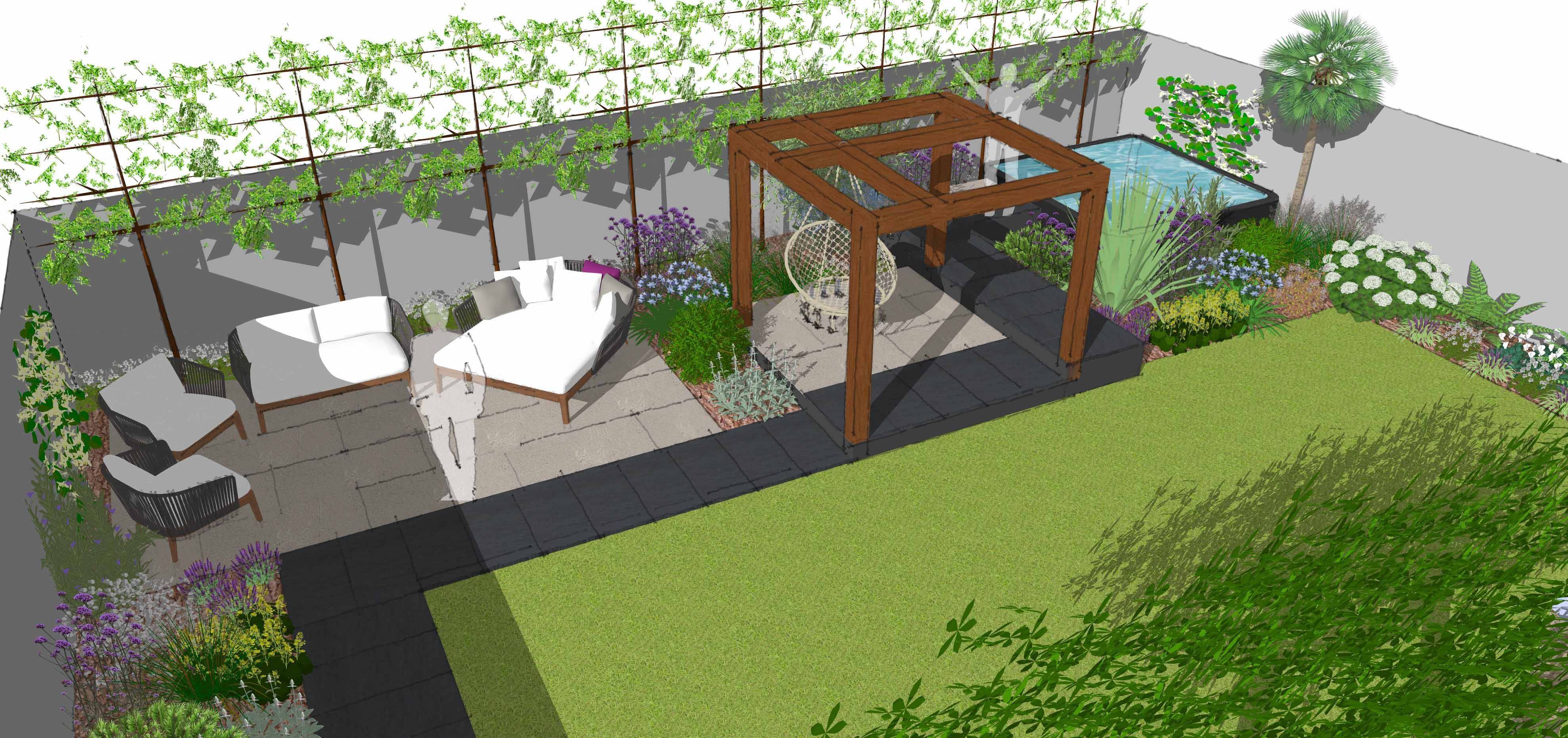 Aruncus Aethusifolius Front Garden Landscape