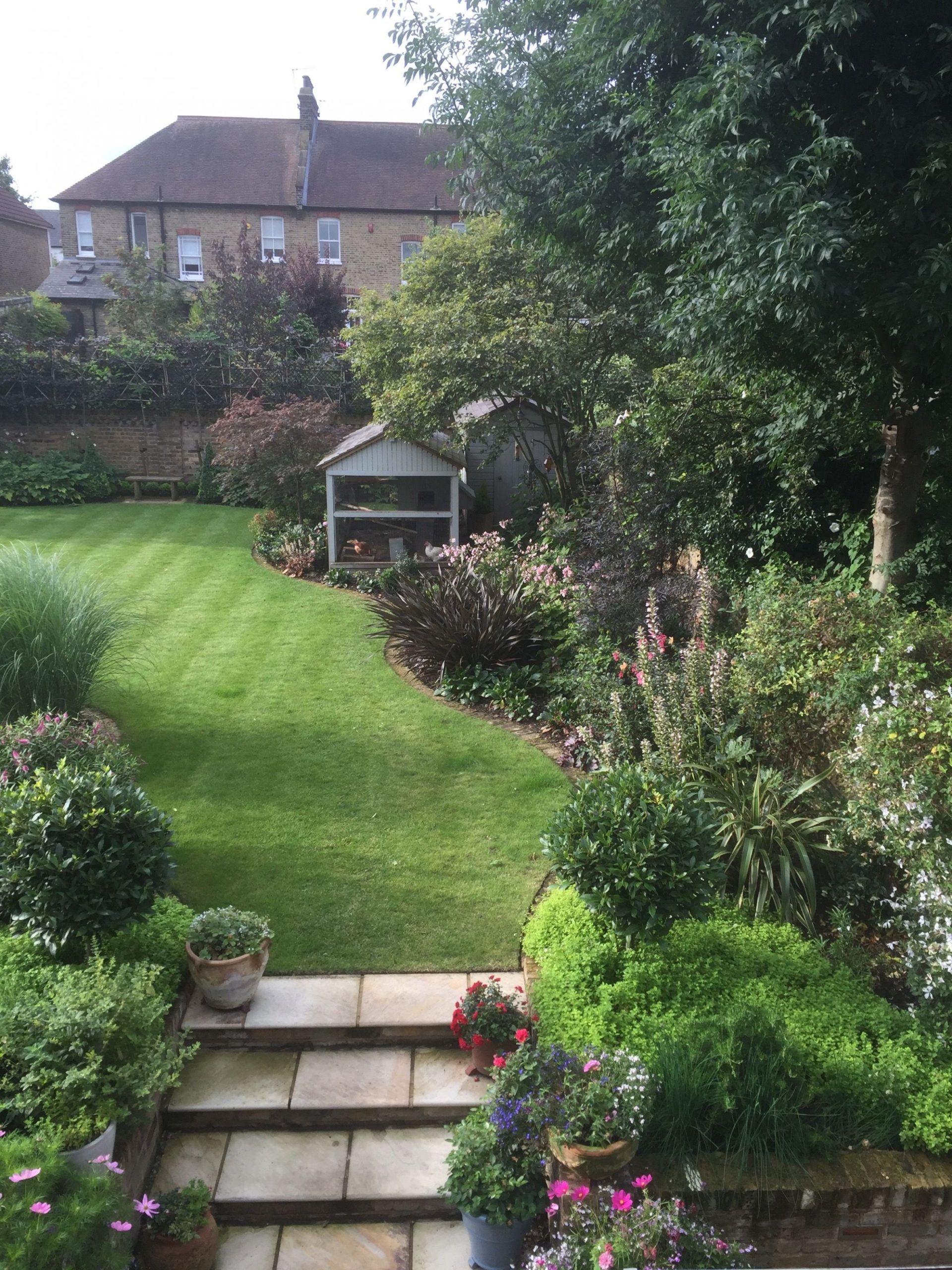 Square Garden Design Terrace Garden Design