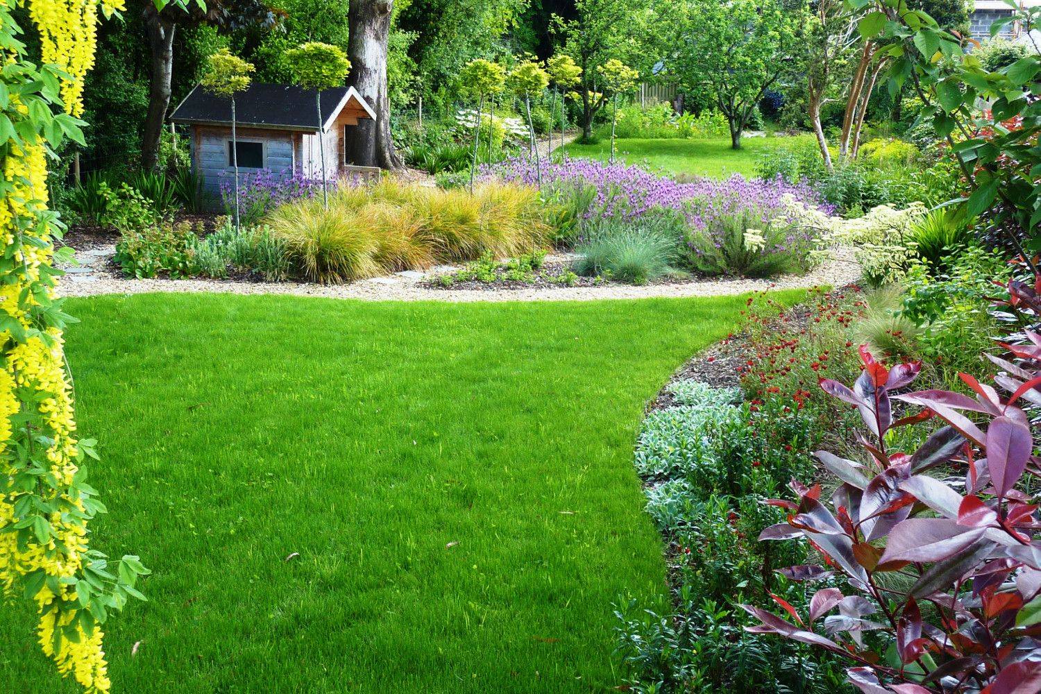 Long Family Garden Wiltshire Compass Garden Design