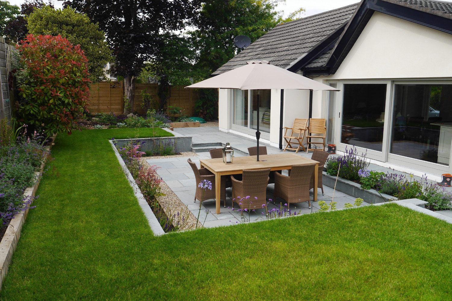 Long Family Garden Wiltshire Compass Garden Design