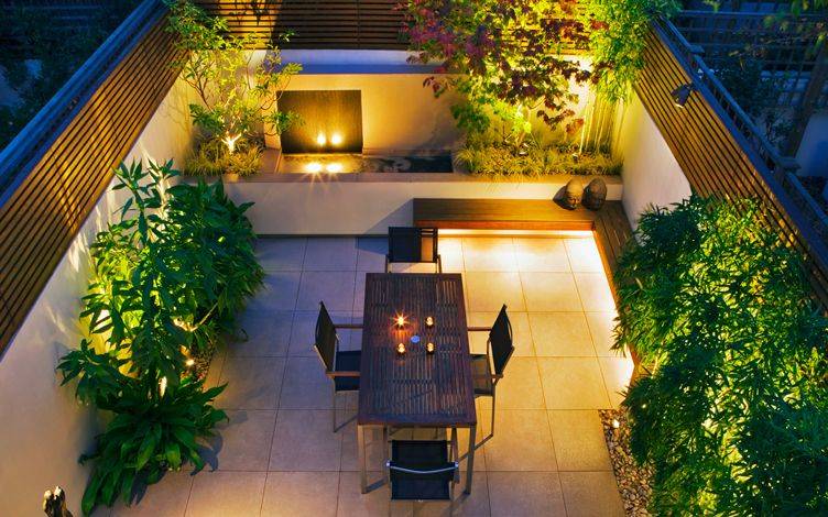 Trendy Modern Garden Lighting Ideas Water Features