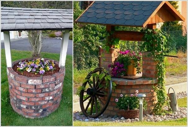 Creative Garden Wishing Well Ideas