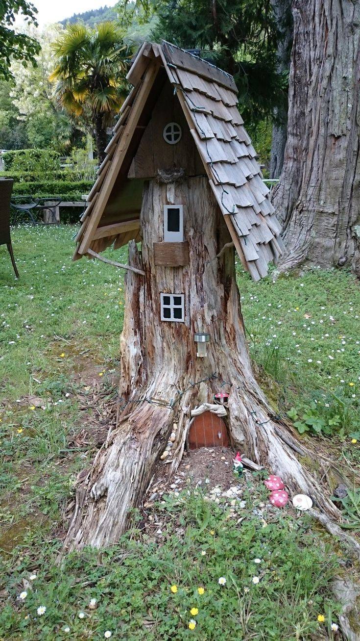 Fairy Garden Ideas Enchanted Forest Tree Houses Gnomes Silahsilah