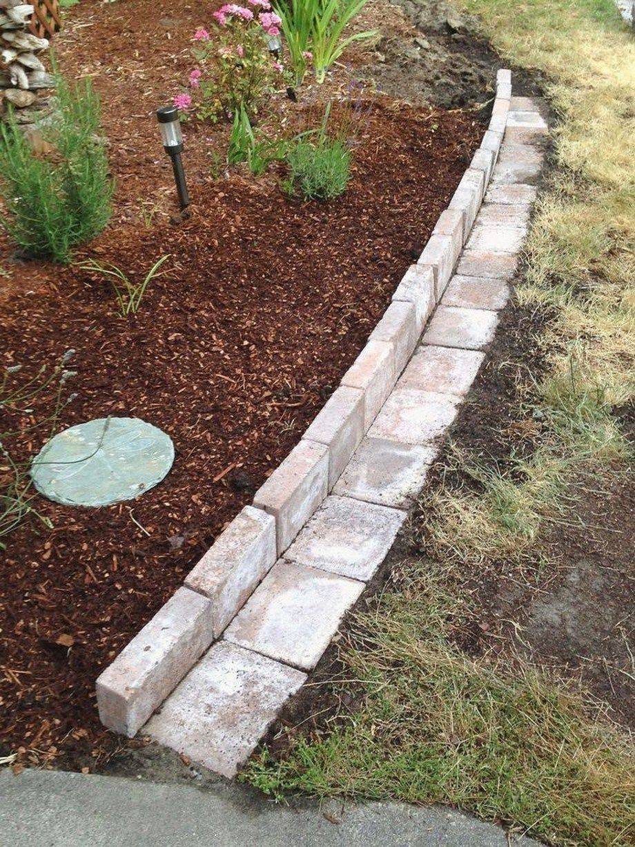 Unique Flower Bed Garden Edging Style