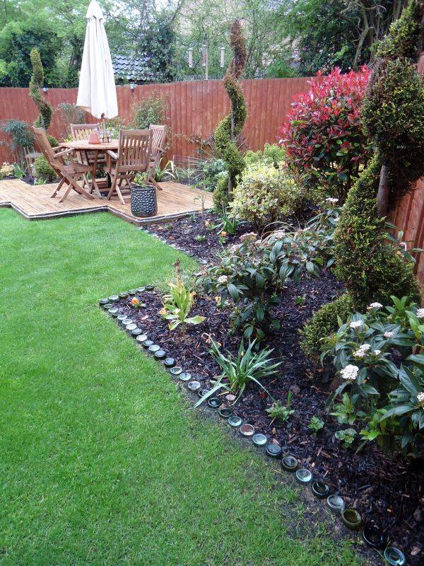 Landscape Patio Flower Bed Garden Border Ideas