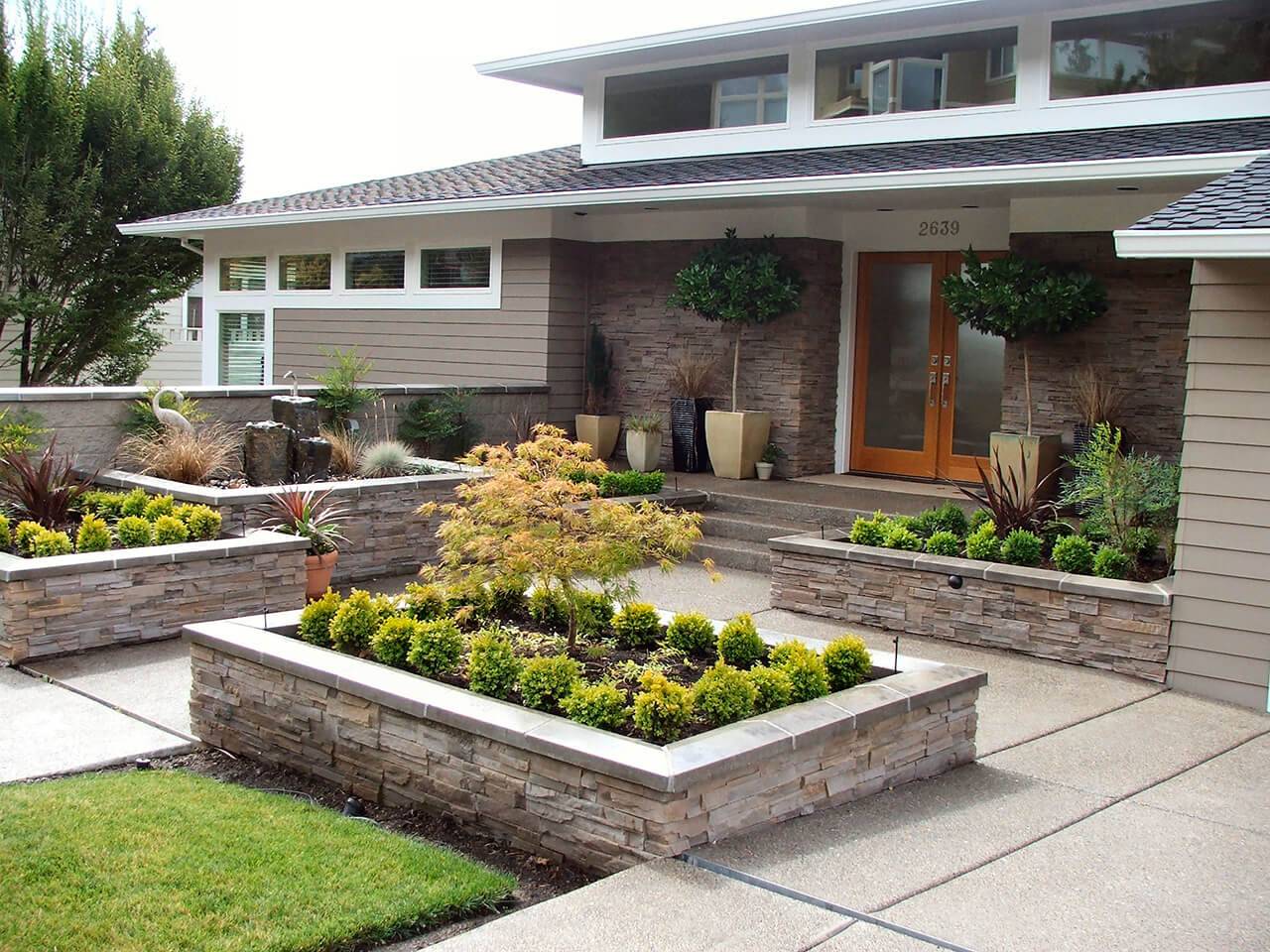 Beautiful Low Maintenance Front Yard Garden And Landscaping Ideas