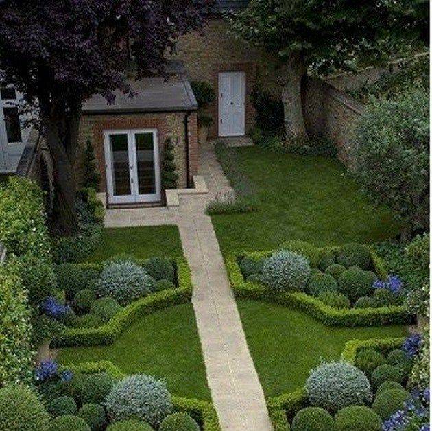 Formal Garden Design Sloped Garden
