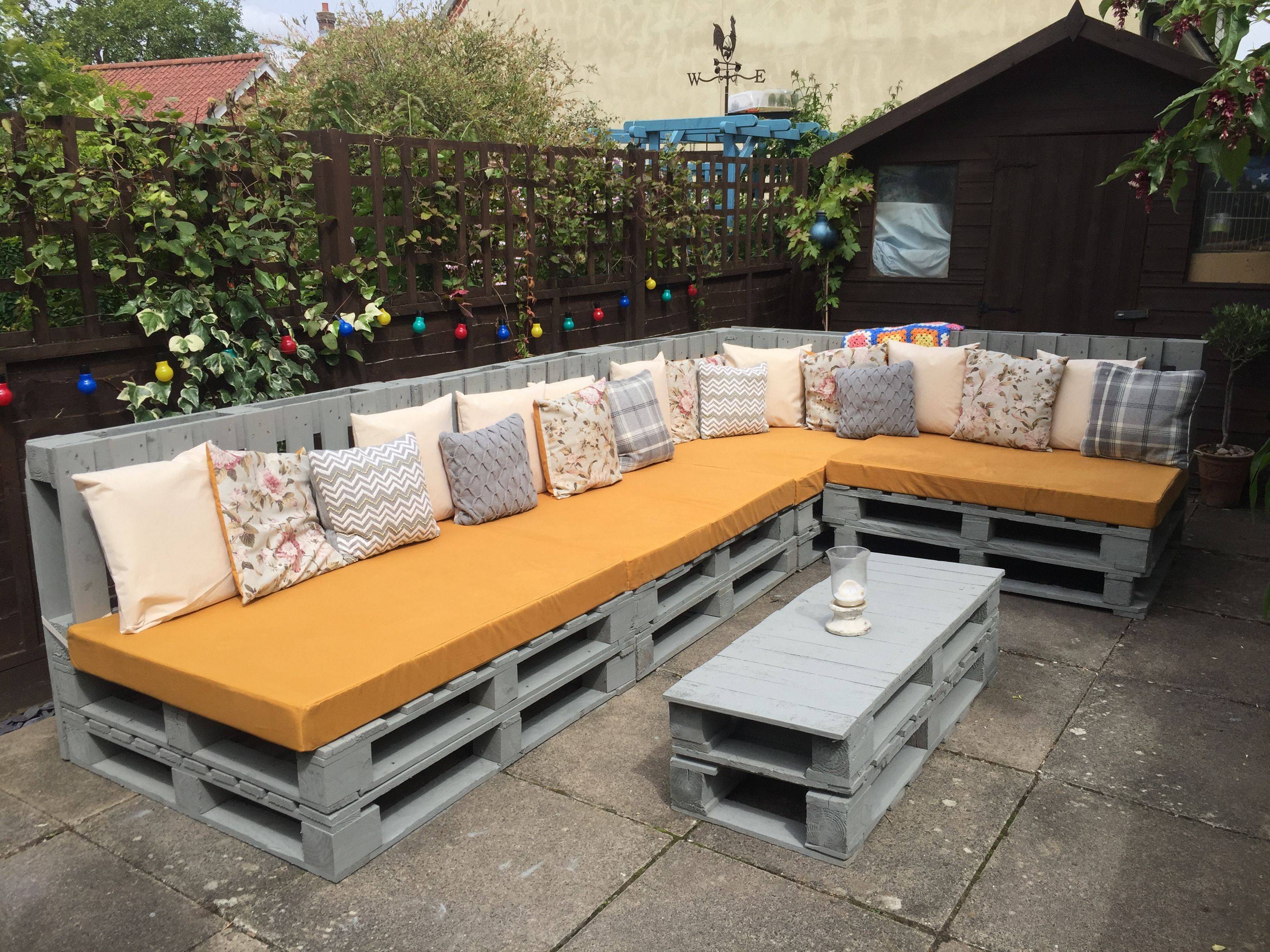Pallet Wood Outdoor Lounge Furniture Pallet Ideas