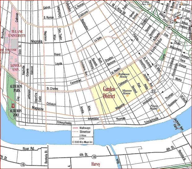 15 New Orleans Garden District - Map Of Garden District Garden District Fodor S Travel Guides 6557