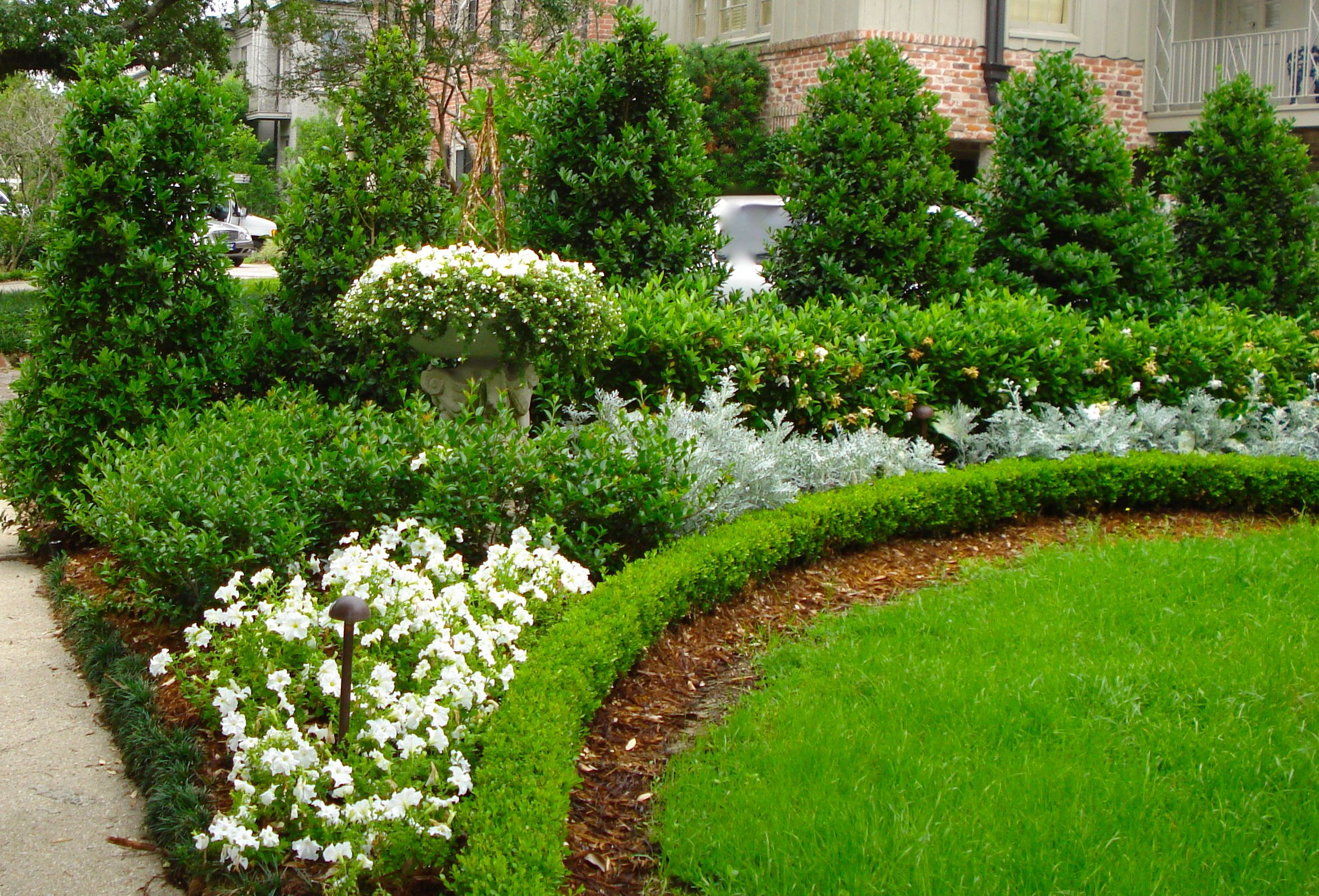 New Orleans Style Backyard Garden Traditional Landscape Houston