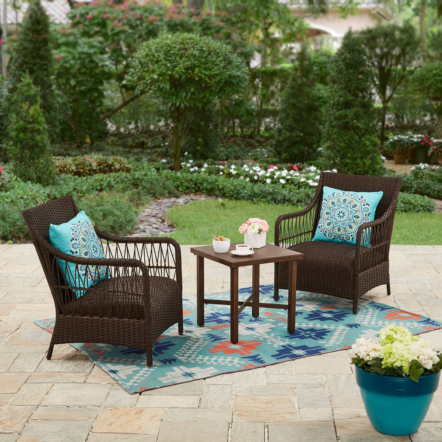 Gardens Wicker Outdoor Patio Furniture Cushion