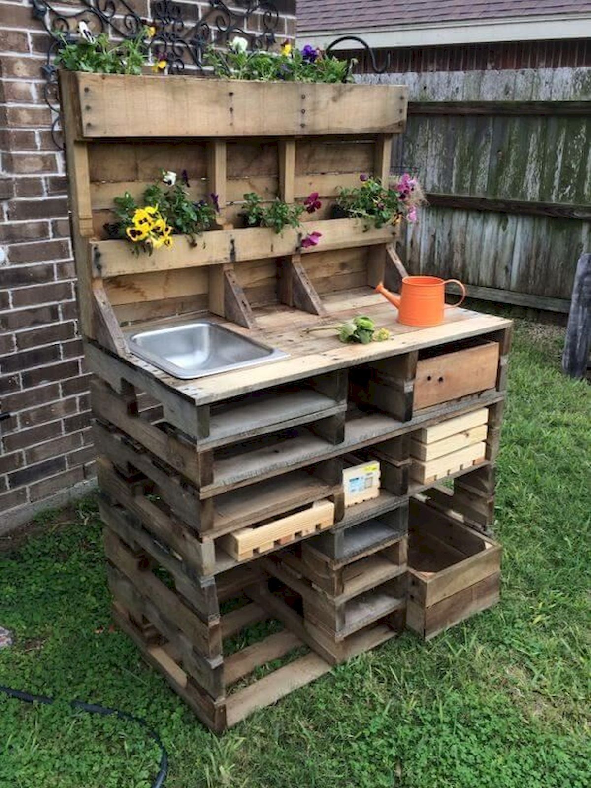 Awesome Diy Pallet Garden Bench And Storage Design Ideasawesome