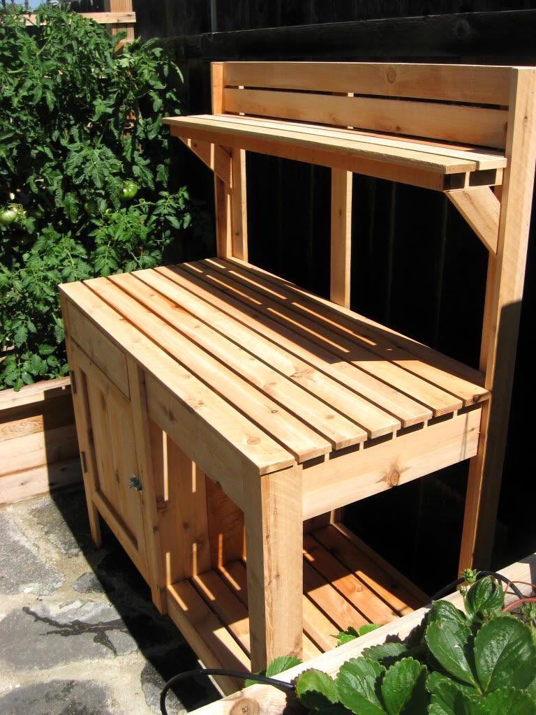 Awesome Diy Pallet Garden Bench And Storage Design Ideas Potting