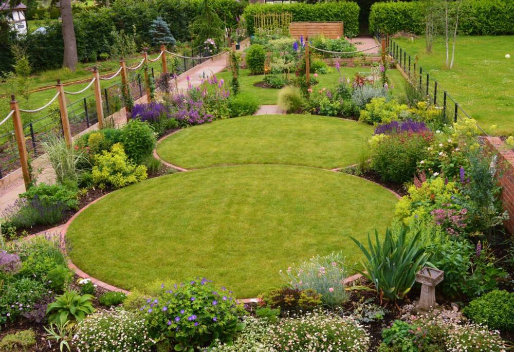 Circular Flower Garden