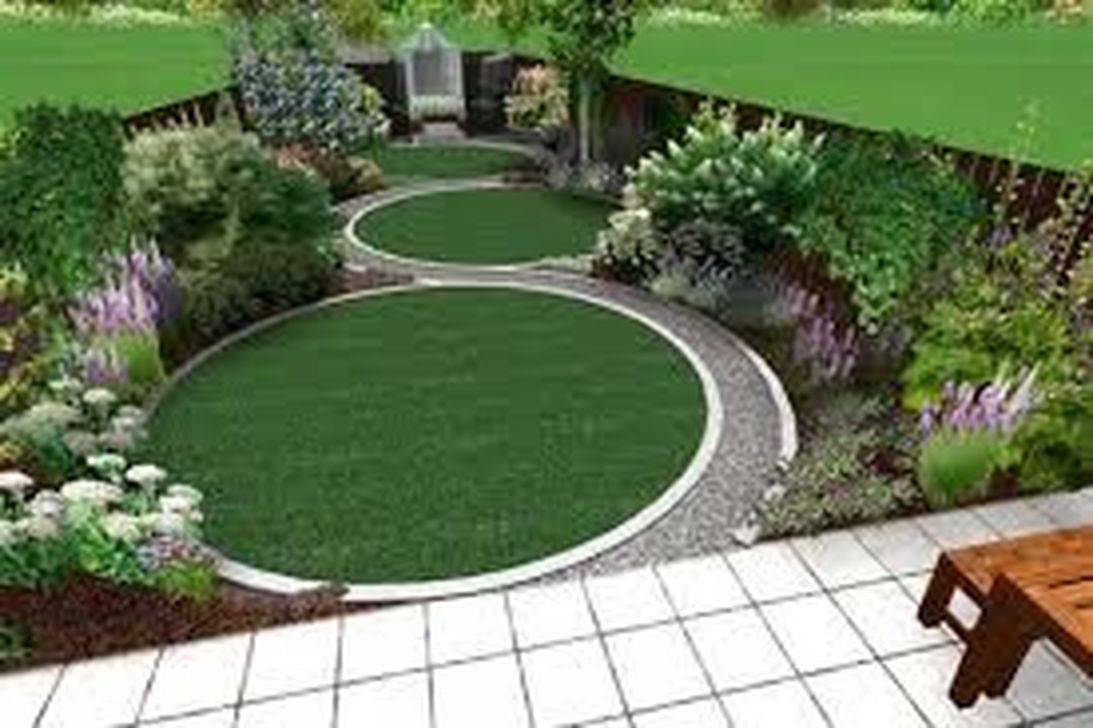 Circular Garden Rustic Landscape Hertfordshire