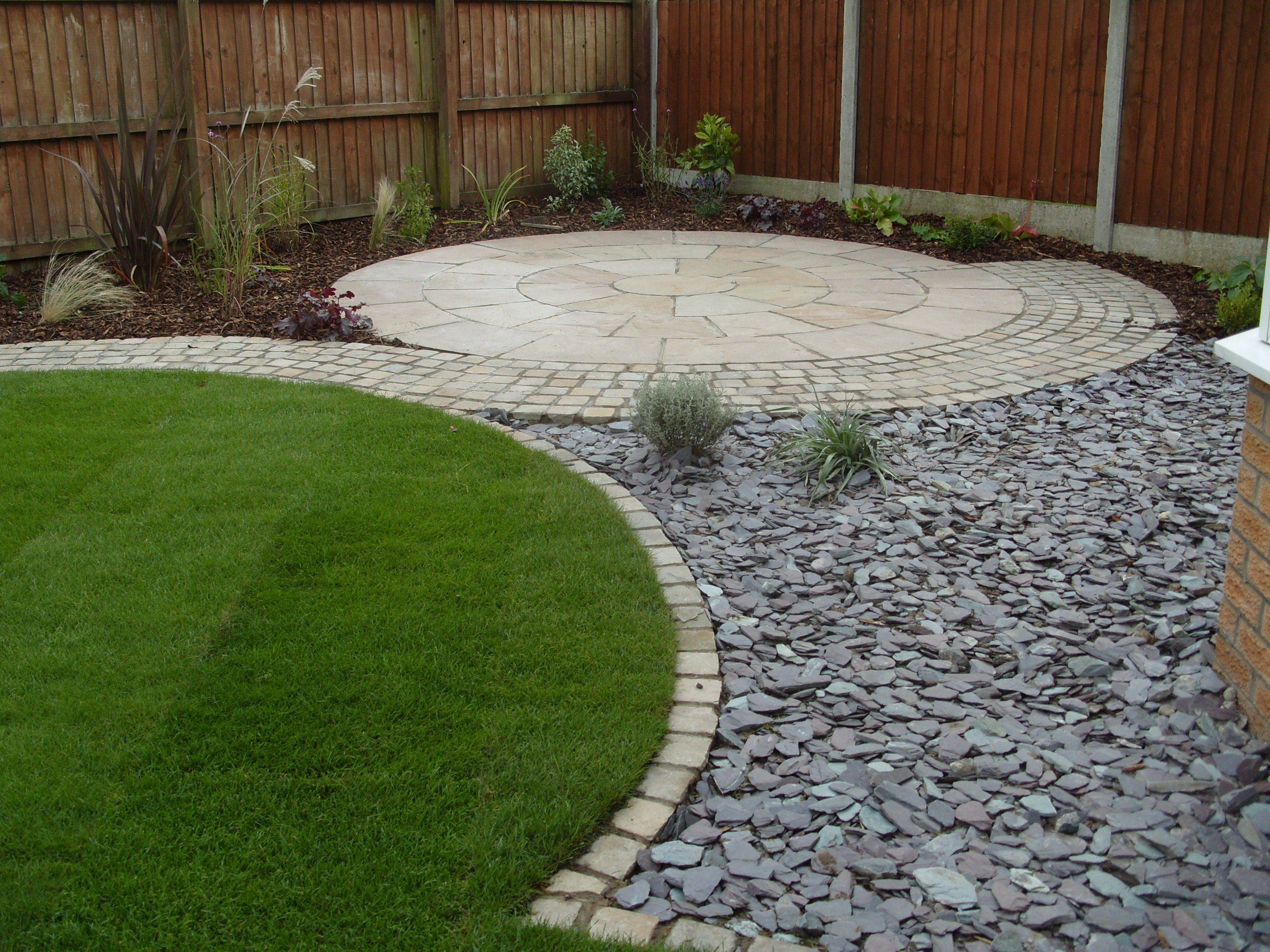 Circular Landscape Driveway Landscaping